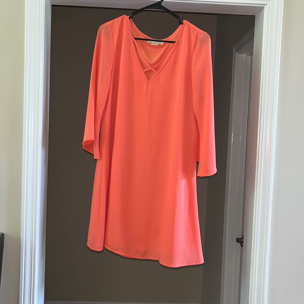 Peach Dress